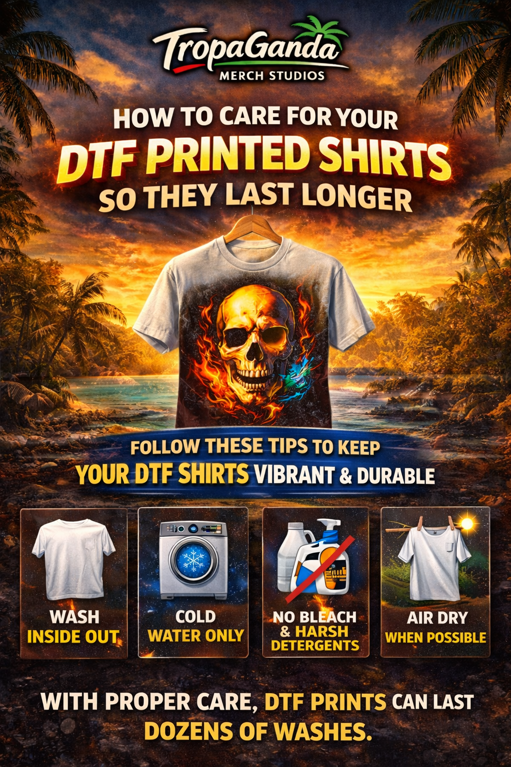 How to Care for Your DTF Printed Shirts So They Last Longer