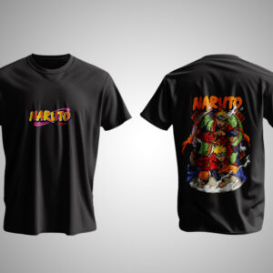 Naruto Sage Mode Graphic T-Shirt - Premium Back Print Anime Streetwear Tee - TropaGanda