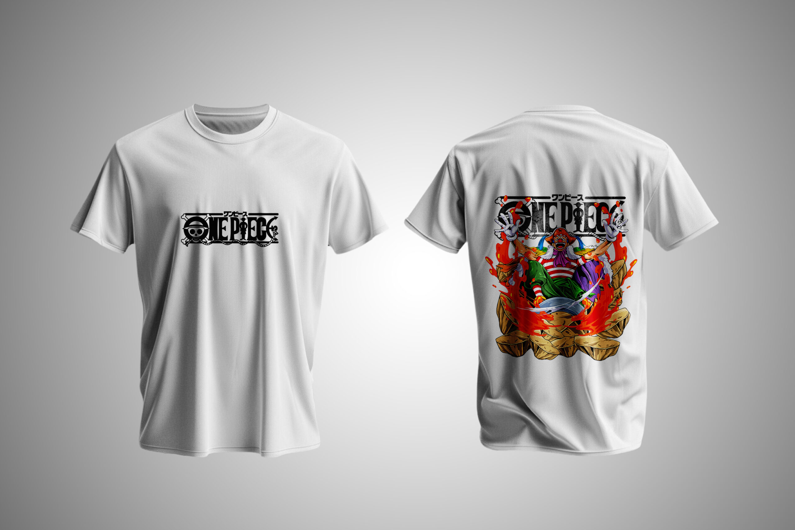 One Piece Buggy The Star Clown T-shirt | Unisex - Image 4