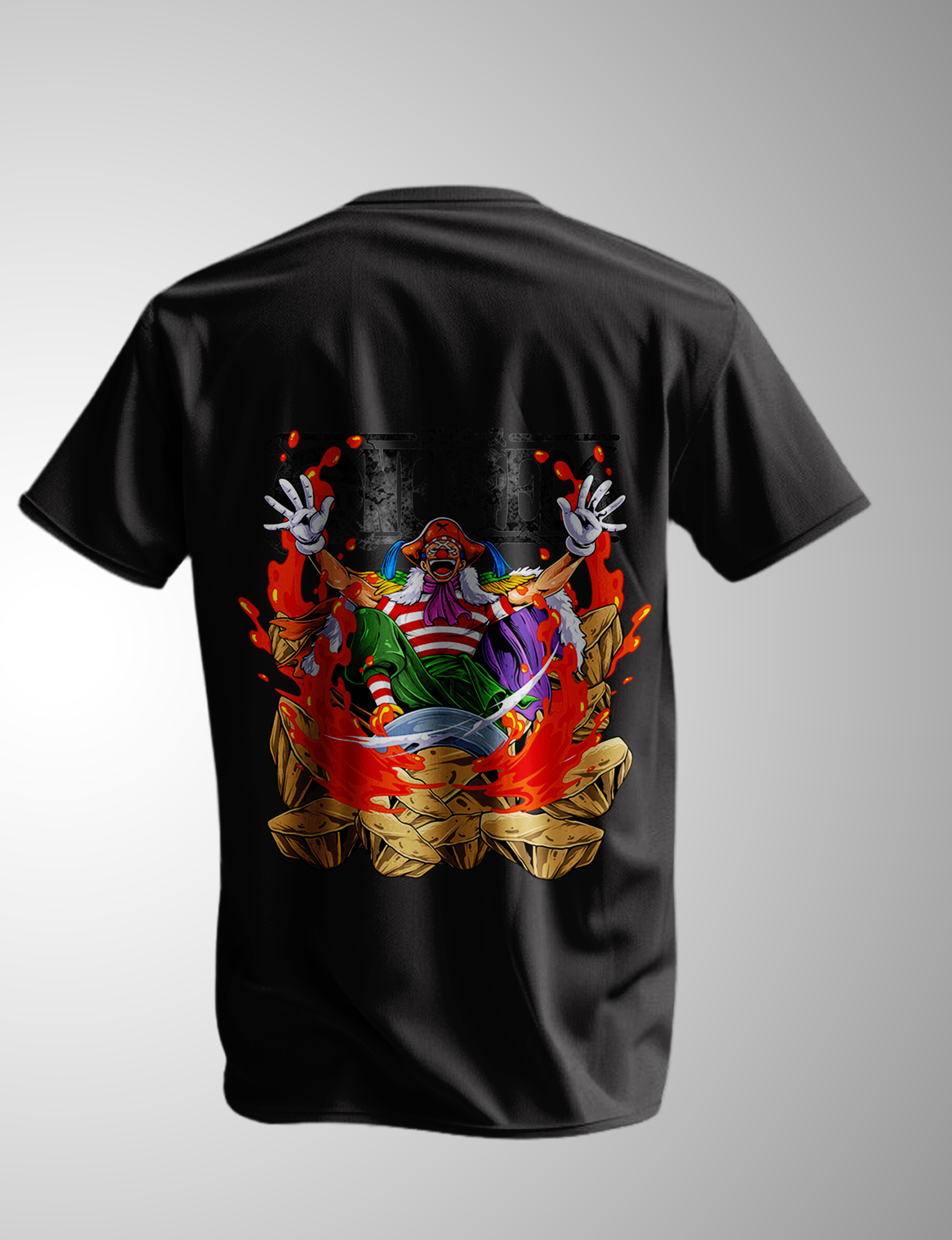 One Piece Buggy The Star Clown T-shirt | Unisex - Image 2